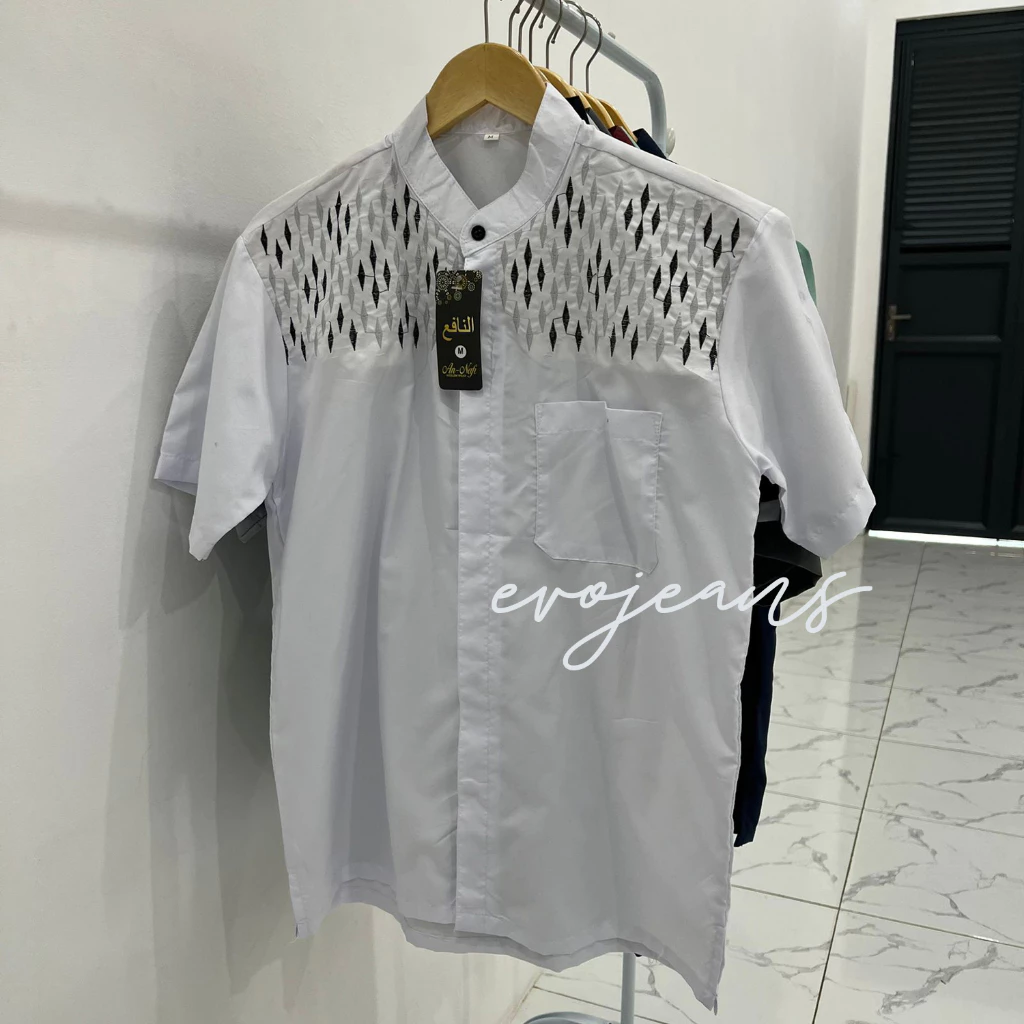Grosir Baju Koko Bordir Lengan Pendek Bisa Buat Seragam Oleh oleh Haji Terbaru