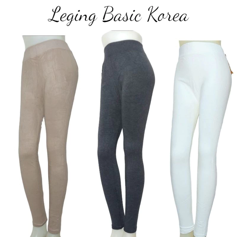 Celana Legging Standar Tebal Import Leging Panjang Wanita Tebal Premium Legging Spandek Leging Sport Wanita Celana Lejing