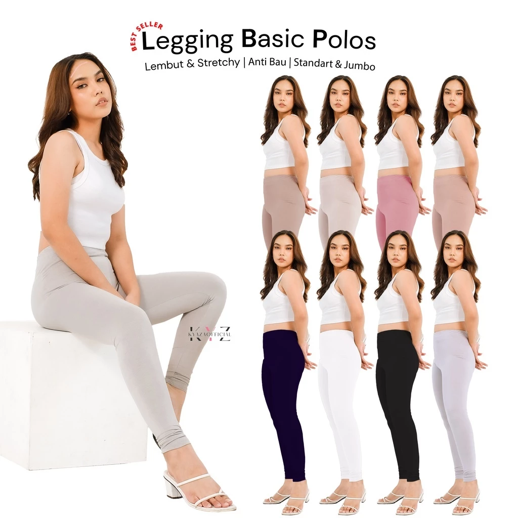 Legging Wanita Kaos Lejing Wanita Panjang Tebal Standar dan Jumbo Legging Premium Tebal Import Laging Olahraga Wanita