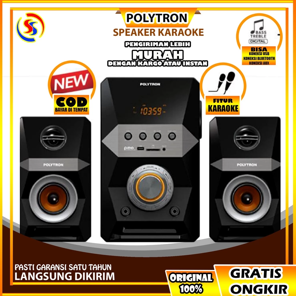 Speaker Polytron Bluetooth