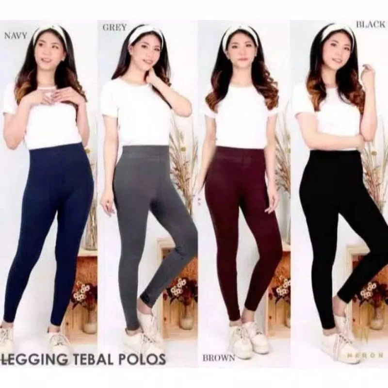 Leging Wanita Jumbo Tebal Premium Legging Spandek Premium Celana Legging Wanita Tebal Legging Jogging Wanita