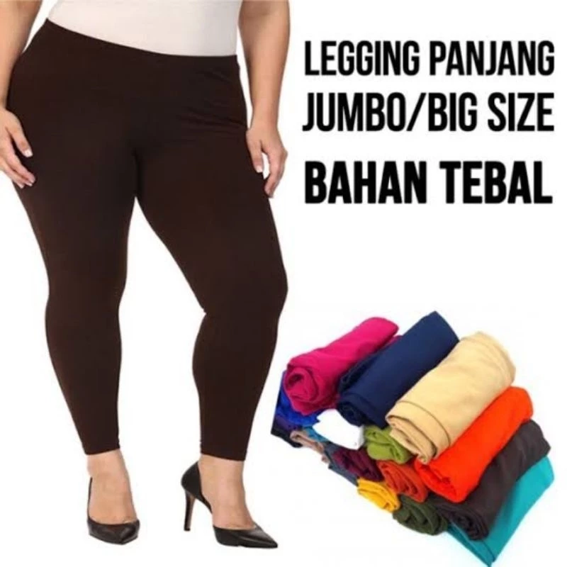 Celana Legging Jumbo Tebal Import Legging Jumbo Wanita Leging Panjang Wanita Legging Wanita Sport Daily Workout Gym