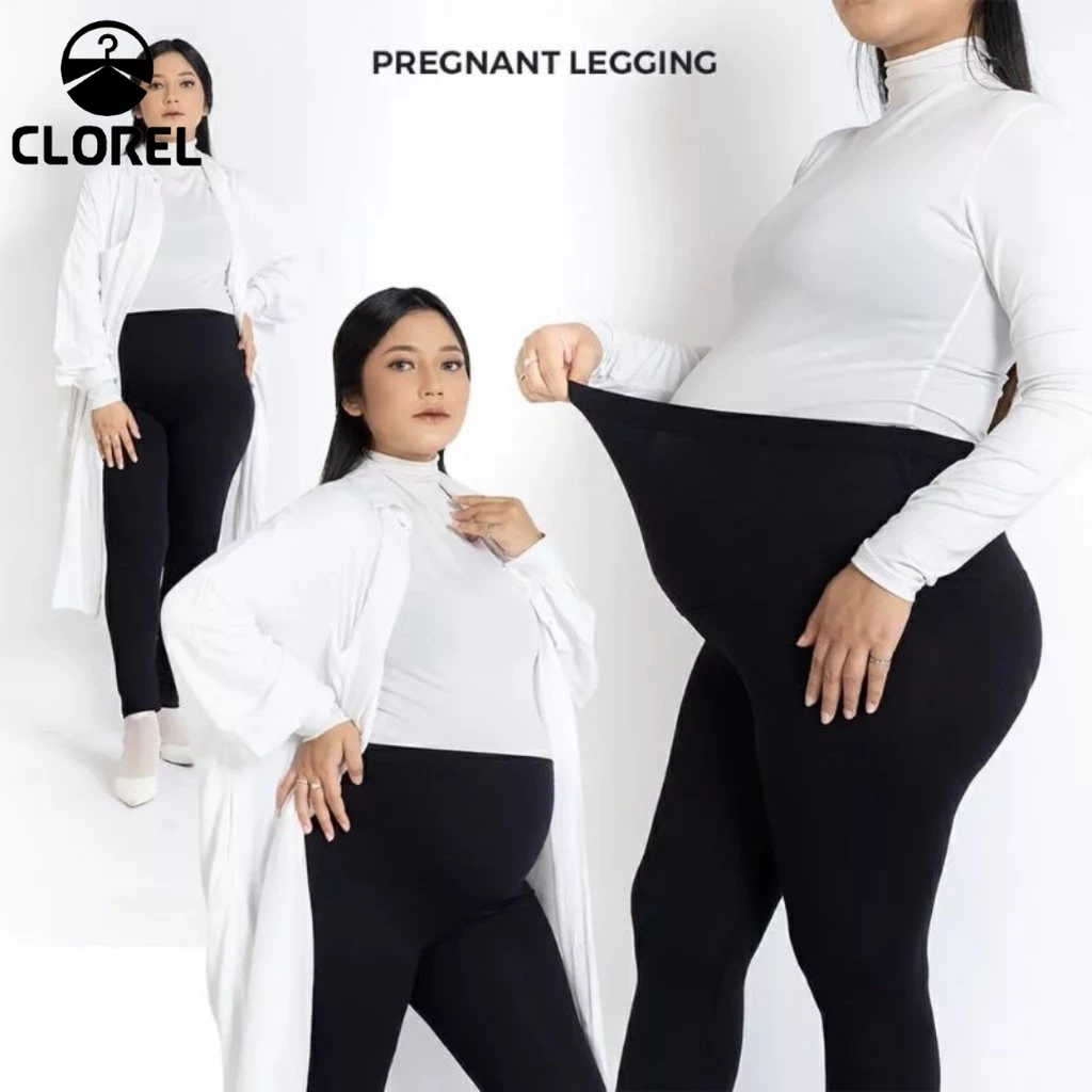 Legging Wanita Hamil Spandex Longgar Legging Jumbo Standar Legging Big Size Ibu Hamil Legging Hamil Premium