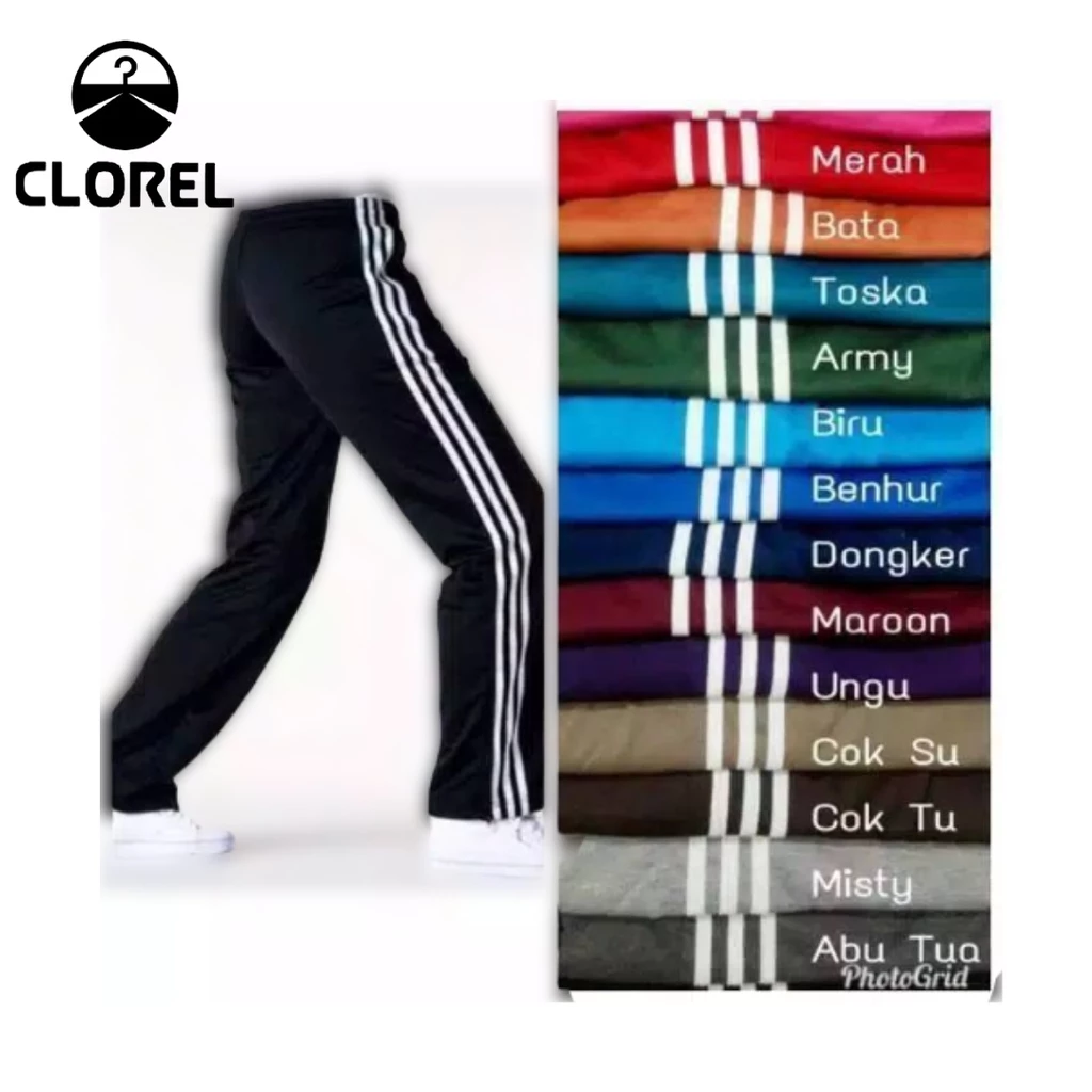 Celana Training Olahraga Lari Jogging Adem Tidak Gatal Bahan Premium Lembut Celana Bahan Kaos Tidak Panas
