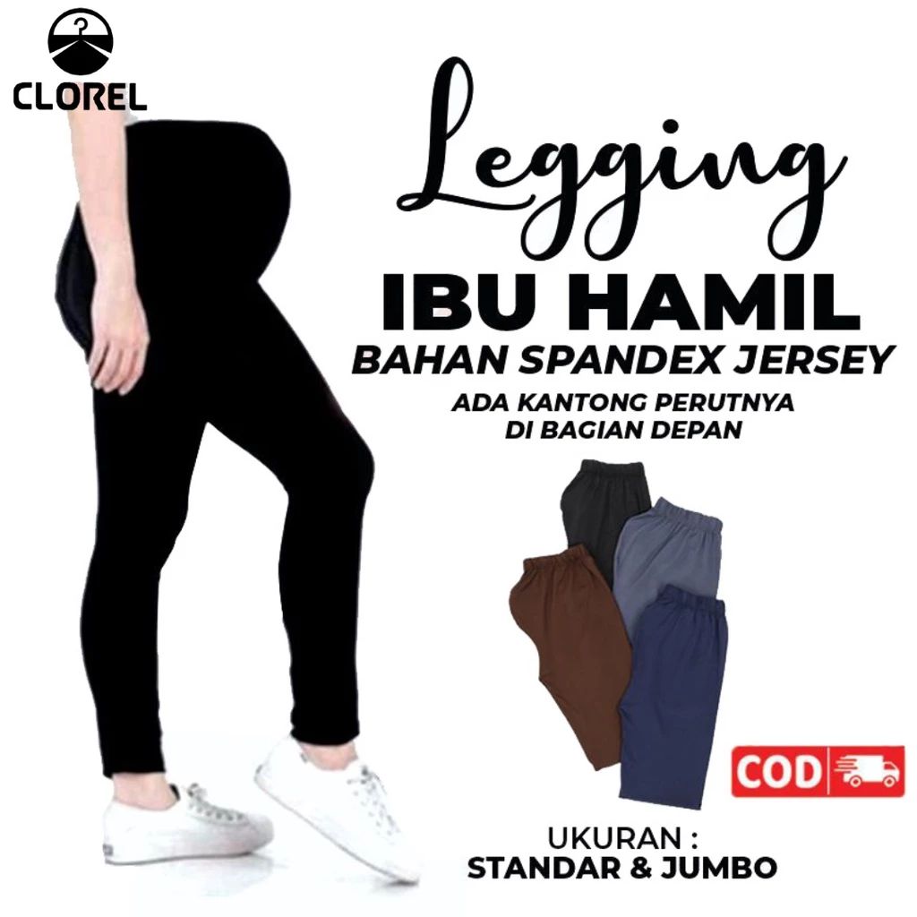 Legging Hamil Celana Ibu Hamil Legging Jumbo Big Size Bahan Tebal Legging Melar Legging Import Lejing Hamil